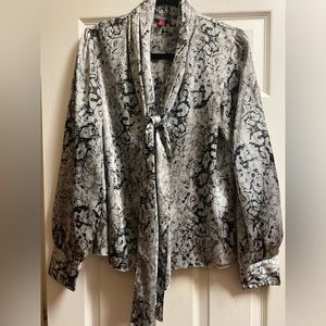 Vince Camuto Snake Skin Blouse Small